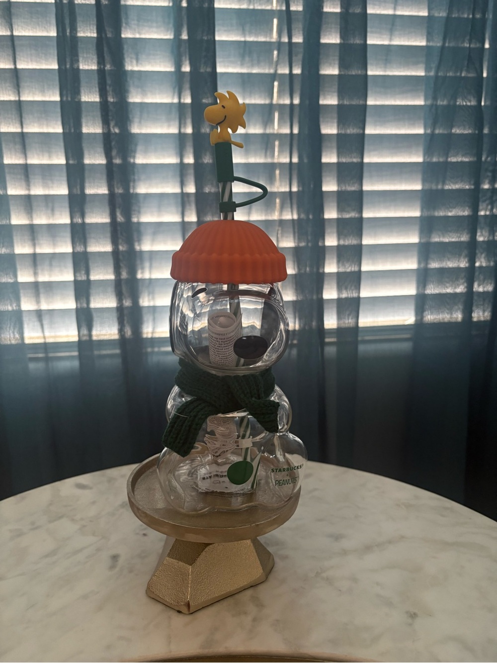 Starbucks x Peanuts Snoopy Glass Cold Cup (Fall 2026 Collection)